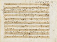 Mozart-Autograph